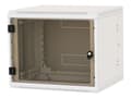 Pikkukuva 1 / 5: Triton 19" Rack Wall-mount 4U/500 glass door, Seinään asennettava laitekehikko, 20 kg, 15,5 kg, Harmaa