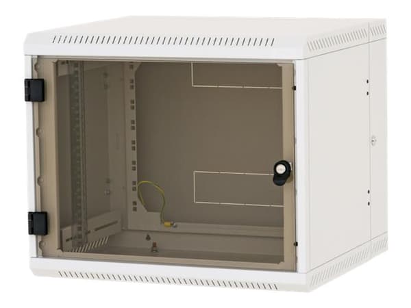 Triton 19" Rack Wall-mount 4U/500 glass door, Seinään asennettava laitekehikko, 20 kg, 15,5 kg, Harmaa