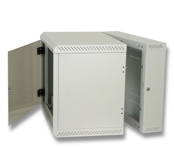 Triton Delta B 2D - Skap - veggmonterbar - RAL 7035 - 4U - 19"
