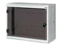 Triton Delta B 2D - Skap - veggmonterbar - RAL 7035 - 9U - 19"