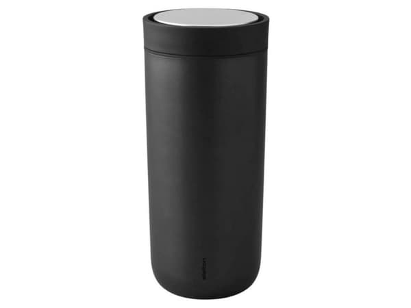 Stelton To Go Click Cup 0,2 l musta metalliväri