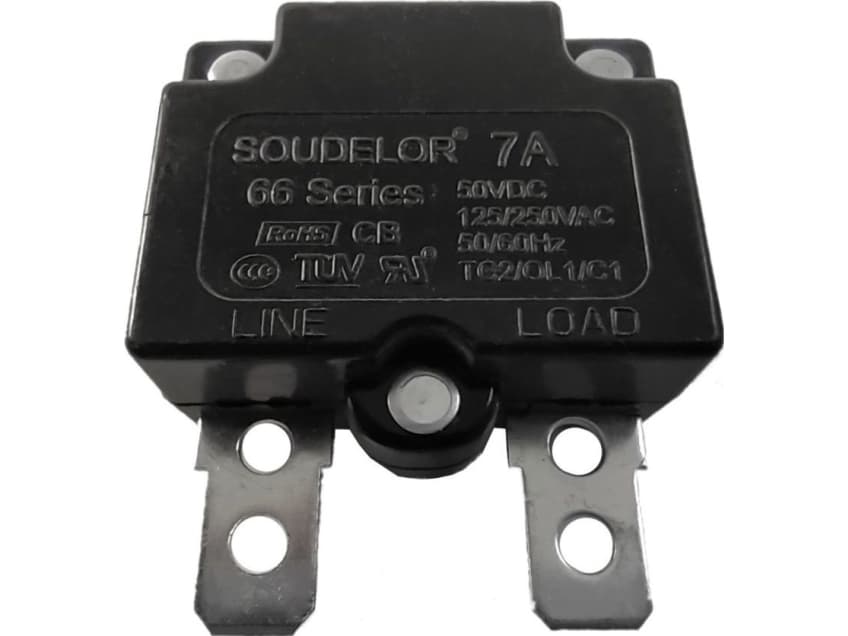 Lean Cars 7A fuse for battery vehicle