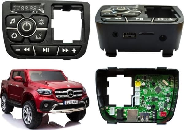 Lean Cars Music Panel for Mercedes X batteridrevet kjøretøy
