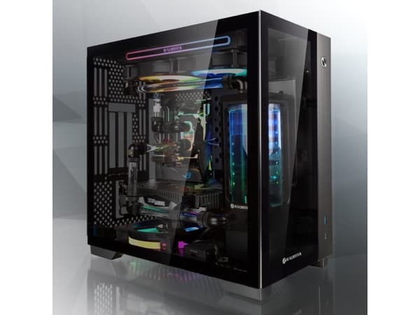 RAIJINTEK PAEAN Mini, Mini Tower, PC, Svart, Mini-ITX, Gjuten aluminium, SPCC, Härdat glas, 17 cm