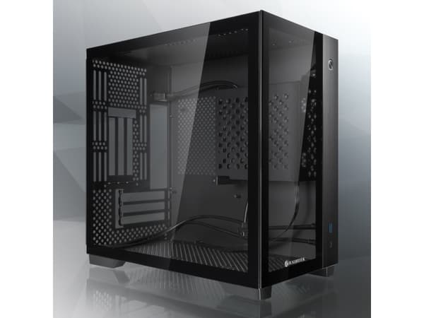 RAIJINTEK PAEAN Mini, Mini Tower, PC, Svart, Mini-ITX, Gjuten aluminium, SPCC, Härdat glas, 17 cm