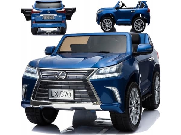 Lean Sport LEXUS DK-LX570 akkuauto maalattu sininen