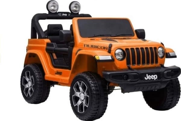 Lean Cars LEAN CARS Batteridrevet bil Jeep Rubicon 4x4 Orange