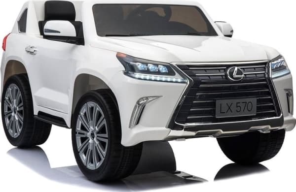 Lean Cars Double children's electric car Lexus DK-LX570, white