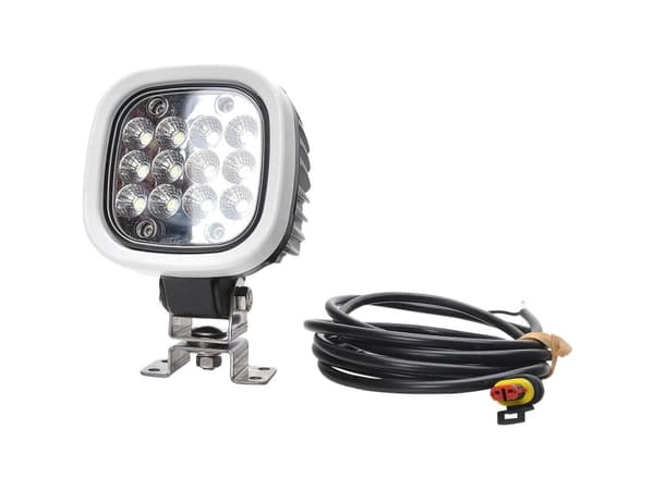 WAS Työvalo 12 V, 24 V, 36 V, 48 V, 60 V, 70 V W130 8000 Superseal 1214/1 Leveä lähikenttävalo (B x K x S) 110 x 159 x 56 mm 8000 lm