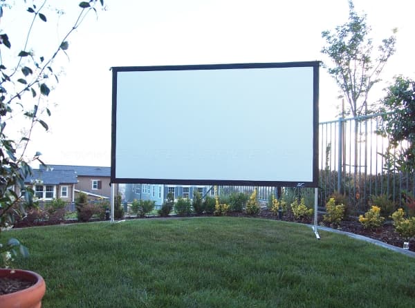 Elite Screens Yard Master 2, Manuell, 4,57 m (180"), 3,99 m, 2,24 m, 16:9, Silver, Vit