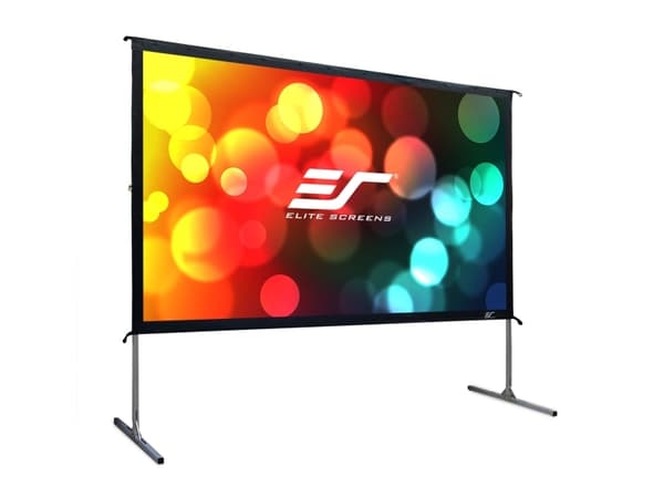 Elite Screens Yard Master 2, Manuell, 4,57 m (180"), 3,99 m, 2,24 m, 16:9, WV-Dual Sølv, Hvit