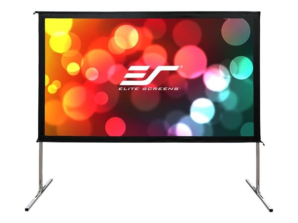 Elite Screens Yard Master 2 Series OMS135H2-DUAL - Projektionsskärm med ben - 135" (343 cm) - 16:9 - Wraith Veil
