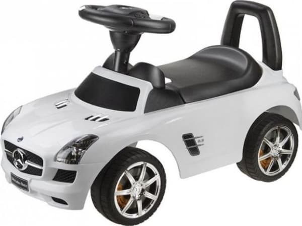 Lean Sport Ride på Mercedes-Benz SLS AMG White