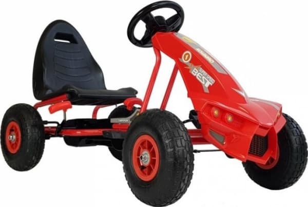 LEANToys Pedal Gokart A-18 Punainen