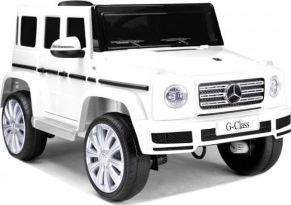 Lean Cars The car with a battery Mercedes G500 white