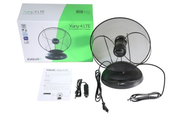 Evolveo Xany 4 LTE, Sisätila, Musta, 1,5 m, 50 dBi, DVB-T,DVB-T2, IEC