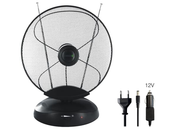 Evolveo Xany 4 LTE, Sisätila, Musta, 1,5 m, 50 dBi, DVB-T,DVB-T2, IEC