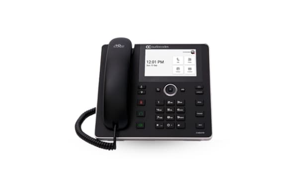 AudioCodes C455HD - VoIP-telefon med anrops-ID - RTCP, RTP, SRTP - 8 linjer