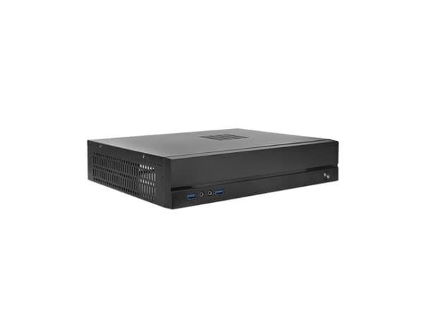 Chieftec Compact Series IX-06B-OP - SFF - micro ATX - ingen strømforsyning (ITX) - svart - USB/lyd