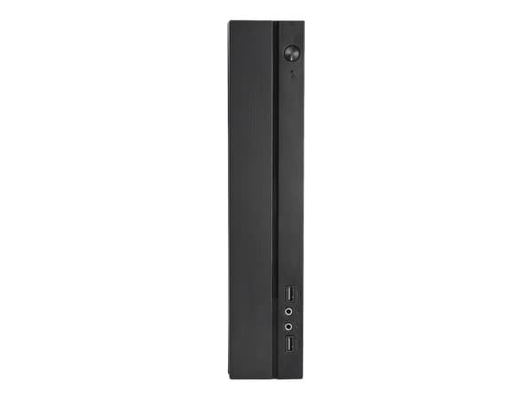 Chieftec Compact Series IX-06B-OP - SFF - micro ATX - ingen strömförsörjning (ITX) - svart - USB/ljud Svart