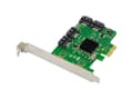 Miniatyrbild 2 av 3: Dawicontrol PCI Card PCI-e DC-614e RAID 4Kanal SATA6G Retail, SATA, Serial ATA II, Serial ATA III, PCI Express, 6 Gbit/s
