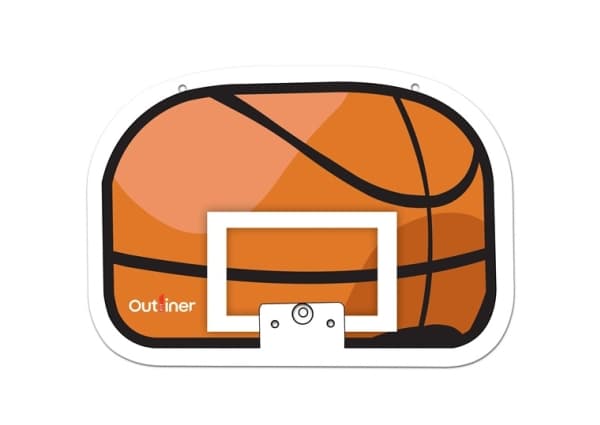 Basketballbrett OUTLINER S881GT, 430×330 mm
