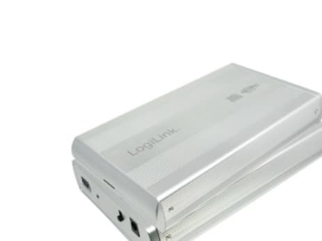 LogiLink UA0107A, 3.5", SATA, Serial ATA II, 5 Gbit/s, Hot-swap, Sølv Sølv