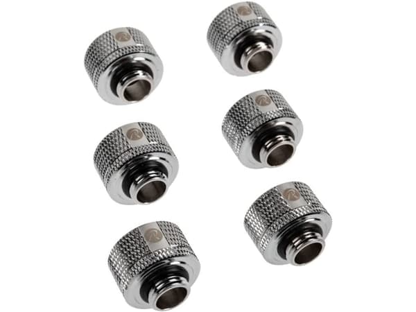 Raijintek Pelias D161806, 16mm - 6er-Pack, silber, silber