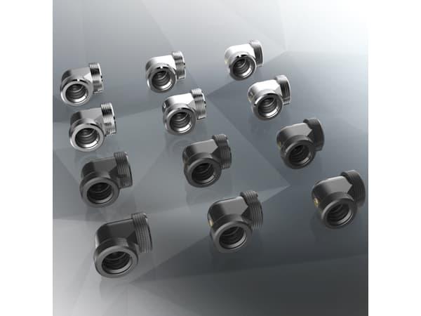 RAIJINTEK PELIAS, Passende, Messing, Sort, 1/4", 23 mm, 23 mm