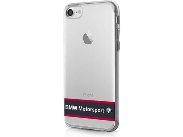 Kotelo kansi tarra BMW BMHCP7TRHNA iPhone 7 /8/SE 2020 / SE 2022 läpinäkyvä tummansininen