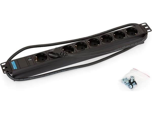 Triton RAB-PD-X01-A1, Svart, 8x CSN, 2 m, 16 A, 16 A