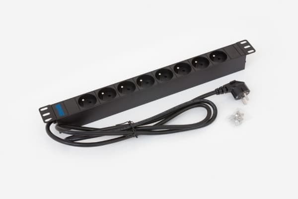 Triton RAB-PD-X01-A1, Svart, 8x CSN, 2 m, 16 A, 16 A Sort