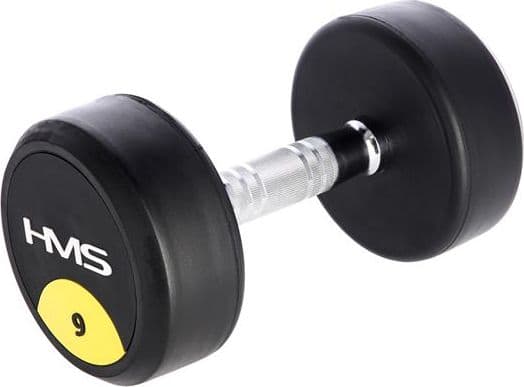 Gummibehandlad hantel 9kg HMS HG PRO 9