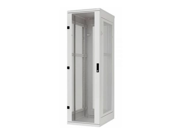 Triton Free-standing cabinet RMA 800x1000 42U left perf. door, Frittstående hylle, 400 kg, Grå