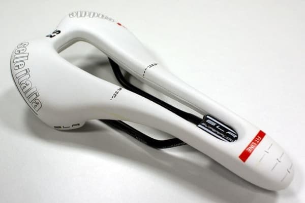 Selle ITALIA SLR TM SUPERFLOW S satula (id match - S3) mangaaniputki 7, valkoinen, testi SIT-0000000000134 (UUSI)
