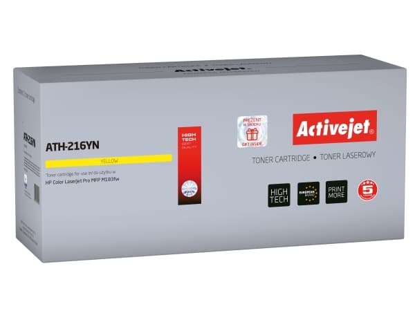 Activejet ATH-216YN CHIP, 850 sidor, Gul, 1 styck