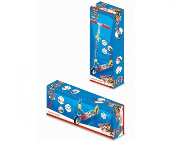 Smoby Paw Patrol 2w Foldable Scooter, Barn, Klassisk sparkcykel, Alla, Asfalt, 50 kg, 2 hjul