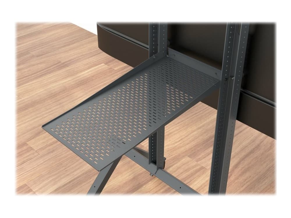 Heckler XL - Monteringskomponent (device panel, PTZ camera adapter bracket) - stål - gråsvart - monterbar på vagn - för AV Cart