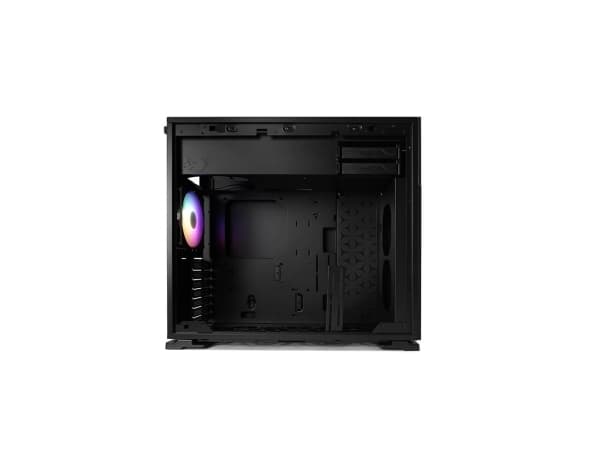 IN WIN 1 Series N127 - Mid tower - ATX - genomskinlig sidopanel (härdat glas) - ingen strömförsörjning (ATX12V/ PS/2) - svart - USB/ljud