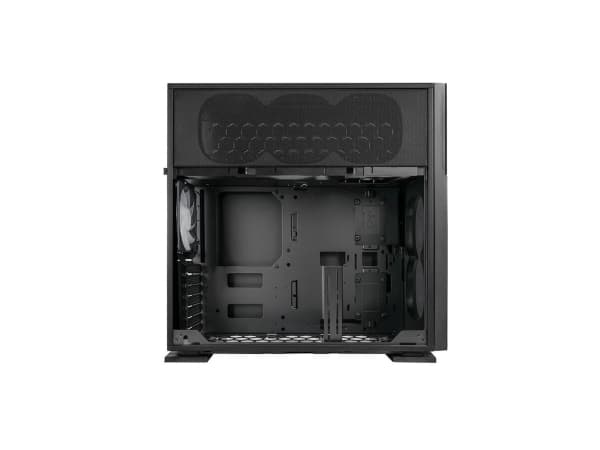 IN WIN N515 - Mid tower - utvidet ATX (E-ATX) - sidepanel med vindu (herdet glass) - ingen strømforsyning (ATX12V) - svart - USB/lyd