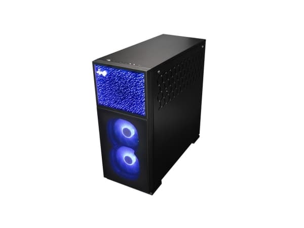 IN WIN N515 - Mid tower - utvidet ATX (E-ATX) - sidepanel med vindu (herdet glass) - ingen strømforsyning (ATX12V) - svart - USB/lyd
