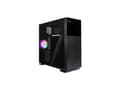 Miniatyrbild 2 av 5: IN WIN 5 Series 515 - Mid tower - utökad ATX - genomskinlig sidopanel (härdat glas) - ingen strömförsörjning (ATX12V/ PS/2) - svart - USB/ljud