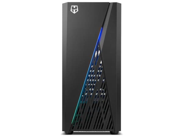 NOX Hummer Frost - - genomskinlig sidopanel (härdat glas) - ingen strömförsörjning - USB/ljud