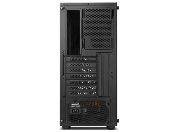 NOX Hummer Frost - - genomskinlig sidopanel (härdat glas) - ingen strömförsörjning - USB/ljud