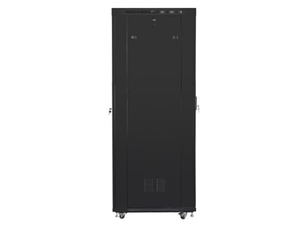 Lanberg FF01-8027-23BL, Fristående ställ, 27U, 1200 kg, Rackskenor, 96 kg, Svart