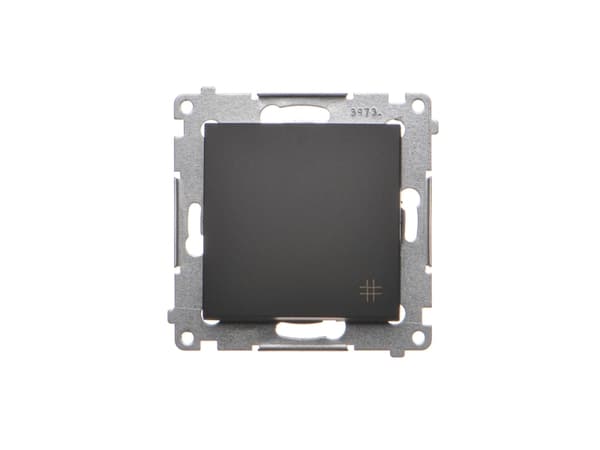 Kontakt-Simon Simon 54 Cross connector (module) 10AX 250V quick connects black mat DW7.01/49