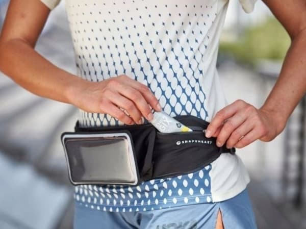 Shapeheart Løpebelte med telefonveske for hofter SHAPEHEART BELTE AMZ størrelse M < 14,7 cm (NYHET)