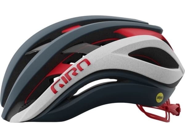 Giro Road kypärä GIRO AETHER SPHERICAL MIPS matta portaro harmaa valkoinen punainen koko S (51-55 cm) (UUTUUS)