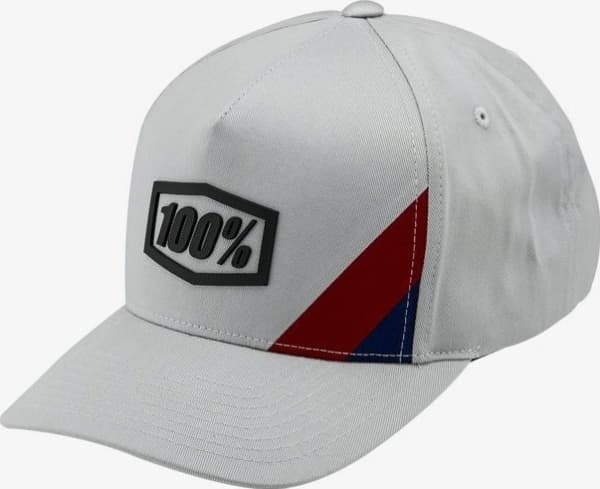 100% Czapka z daszkiem 100% CORNERSTONE X-Fit Snapback Hat Light Grey (NEW)