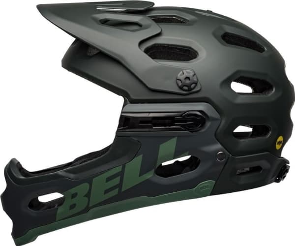 Bell BELL SUPER 3R MIPS full face helmet matte green size S (52–56 cm) (NEW)